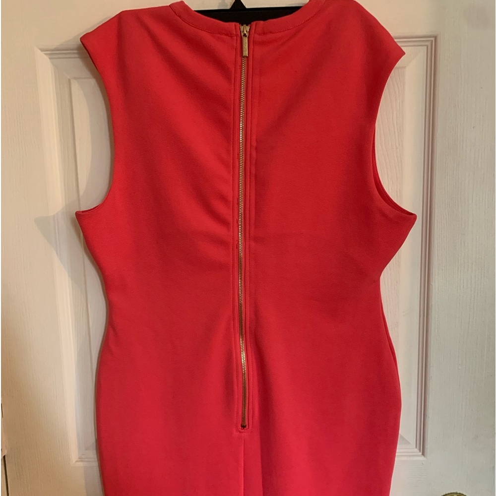 Pink Cut Out Neck Dress Size L Kardashian Kollection New with tags - Picture 5 of 10